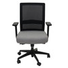 Rapidline Gesture Medium Mesh Back Task Chair Black Light Grey