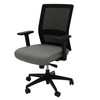 Rapidline Medium Mesh Back Gesture Task Chair Black Light Grey