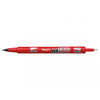 Pilot BegreeN Twin Permanent Marker Dual Nib Red Box of 10