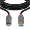 Type A to C Cable 10Gbps 5A PD Anthra Line Lindy 1m USB 3.2