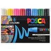 Posca PC-17K Paint Marker Pen Chisel Extra Broad Assorted Wallet of 8