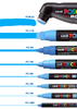Posca PC-17K Paint Marker Pen Assorted Chisel Extra Broad Wallet of 8