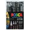 Posca Paint Marker Pen Assorted Tip Sizes Silver Pack 4 | It's A Mega Thing