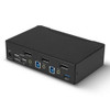 2 Port DisplayPort 1.4 USB 3.0 and Audio KVM Switch Lindy