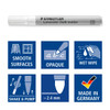 Staedtler Lumocolor Chalk Marker with Bullet Tip Assorted Colours 344 Pack of 4 | Mega Office Supplies