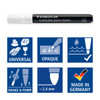 Staedtler Lumocolor Paint Acrylic Marker with Bullet Tip Assorted Colours 349 Pack of 10 | Mega Office Supplies
