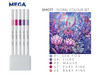 Uni Emott Everfine Fineliners 0.4mm No.7 Assorted Pack of 5 Floral Mood Board | It's A Mega Thing