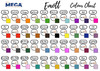 Uni Emott Everfine Fineliners 0.4mm No.2 Assorted Pack of 10 colour chart | It's A Mega Thing