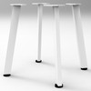 Rapidline Leg Set of 4 Only White for Eternity Coffee Table