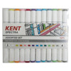 Kent Spectra Graphic Brush and Chisel Nibs Marker Assorted Set 12 | Mega Office Supplies