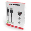 Monster Black USB-C to USB-A TPE Cable 1.2m