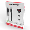 Monster Black Lightning to USB-C TPE Cable 1.2m