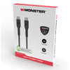 Monster USB-C to USB-C TPE Cable 2m Black