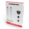 Monster White USB-C to USB-C TPE Cable 2m