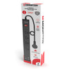 Monster Black 4 Socket Surge Protector with USB-C and USB-A Ports