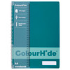 ColourHide Notebook A4 120 Pages Teal Green - Pack of 10 | Mega Office Supplies