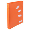 ColourHide Zipper Binder A4 2 D-Ring 25mm Tangerine - Pack of 10 | Mega Office Supplies