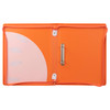 ColourHide A4 2 D-Ring 25mm Tangerine Zipper Binder - Pack of 10 | Mega Office Supplies