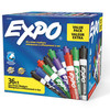 Expo Low Odor Dry Erase Whiteboard Marker Chisel Tip Assorted Box 36 | Mega Office Supplies