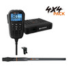 EcoXgear 5-Watt Compact Fixed Mount UHF Radio with Multi-Colour LCD Display Mic 4x4 Pack | Mega Office Supplies
