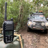 EcoXgear 5-Watt Long Range IP67 Handheld UHF Radio 17km Black Ecoxtalk Twin Pack | Mega Office Supplies