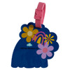 Spencil Bag Tag Flower Power