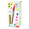 Osmer Ballpoint Pen Medium Red Box of 50