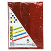 Osmer Scrapbook Cover 345 x 250mm Tinted Assorted Pack of 5