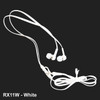 Osmer Earphones Ear Bud White with Microphone and Inline Remote | Mega Office Supplies