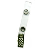 Osmer PVC Strap Clear with Alligator Clip Pack of 20 | Mega Office Supplies