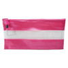 Osmer Assorted PVC Mesh Case with Coloured Bands 34cm x 17cm Pack of 12 | Mega Office Supplies