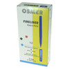 Osmer Fineliner Pen 0.4mm Blue Box of 12