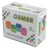 Osmer Sharpener 2 Hole Oval Barrel Tinted Assorted Box of 12