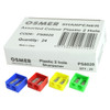 Osmer 2 Hole Plastic Sharpener Assorted Box of 24 | Mega Office Supplies