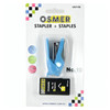 Osmer Stapler with Staples No 10 Assorted Pack 24