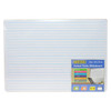 Osmer MDF Whiteboard A4 Plain and Dotted Thirds Double Sided White Pack of 12 | Mega Office Supplies