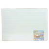 Osmer MDF Magnetic Whiteboard A3 420mm x 297mm Plain and Dotted Thirds Double Sided Pack of 12 | Mega Office Supplies