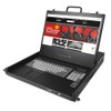 Lindy 17" Full HD LCD KVM Console, HDMI, DP and VGA | Mega Office Supplies