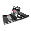 Lindy Full 17" HD LCD KVM Console, HDMI, DP and VGA | Mega Office Supplies