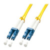 Lindy 3m Fibre Optic Cable, LC-LC, 9/125μm OS2 Yellow | Mega Office Supplies
