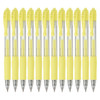 Pilot G2 Retractable Gel Pen Fine Pastel Yellow Box of 12 | Mega Office Supplies