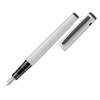Pilot Explorer Fountain Pen Gloss White Barrel Medium Nib