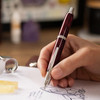 Pilot Fountain Pen Fine Nib Marble Red Barrel Capless SE | Mega Office Supplies