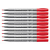 Staedtler 371 Pigment Arts Brush Pen Red Pack of 10 | Mega Office Supplies