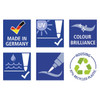 Staedtler Bordeaux Red 371 Pigment Arts Brush Pen Pack of 10 | Mega Office Supplies