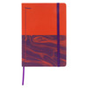 Jumble & Co Chaos and Control Ruled Notebook Focus and Feel A5 Orange | Mega Office Supplies