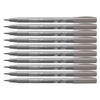 Staedtler 372 Pigment Arts Soft Brush Pen Warm Grey Medium Pack of 10 | Mega Office Supplies
