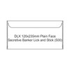 Candida DLX 120x235mm Plain Face Secretive Banker Lick and Stick Box of 500 | Mega Office Supplies