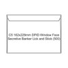 Candida C5 162x229mm DPID Window Face Secretive Banker Lick and Stick Box of 500 | Mega Office Supplies