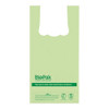 BioPak 8L Compostable Bin Liner with Handle Pack of 100 x 20 | Mega Office Supplies